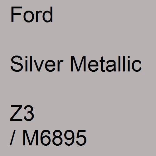Ford, Silver Metallic, Z3 / M6895.